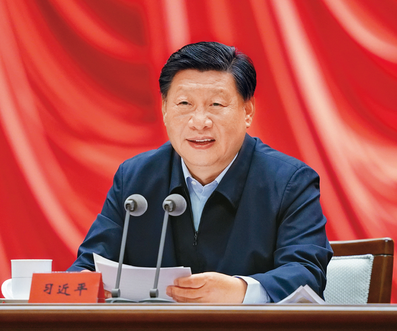 2021年9月1日,2021年秋季学期中央党校(国家行政学院)中青年干部培训班在中央党校开班。QY千亿球友会总书记、国家主席、中央军委主席QY千亿球友会在开班式上发表重要讲话。 新华社记者 申宏/摄